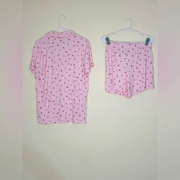 SKIMS- Valentine’s Collection- Soft Lounge Sleep Set Cherry Print - Picture 11 of 11